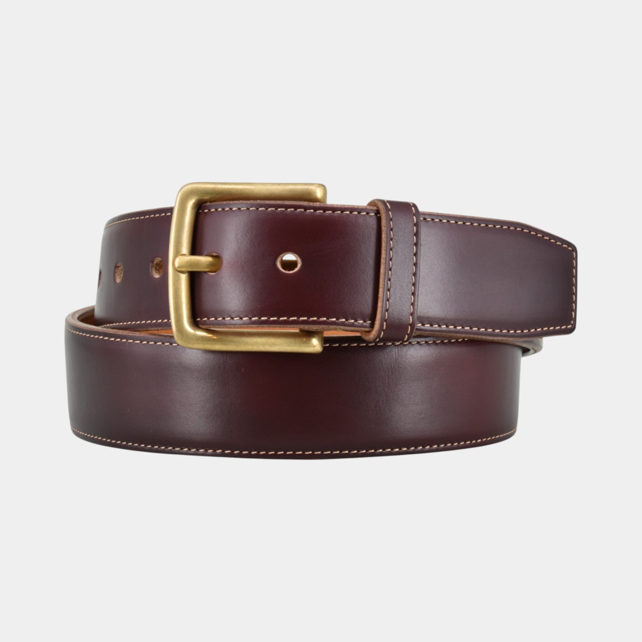 Ledergürtel Horween chromexcel in der Farbe oxblood