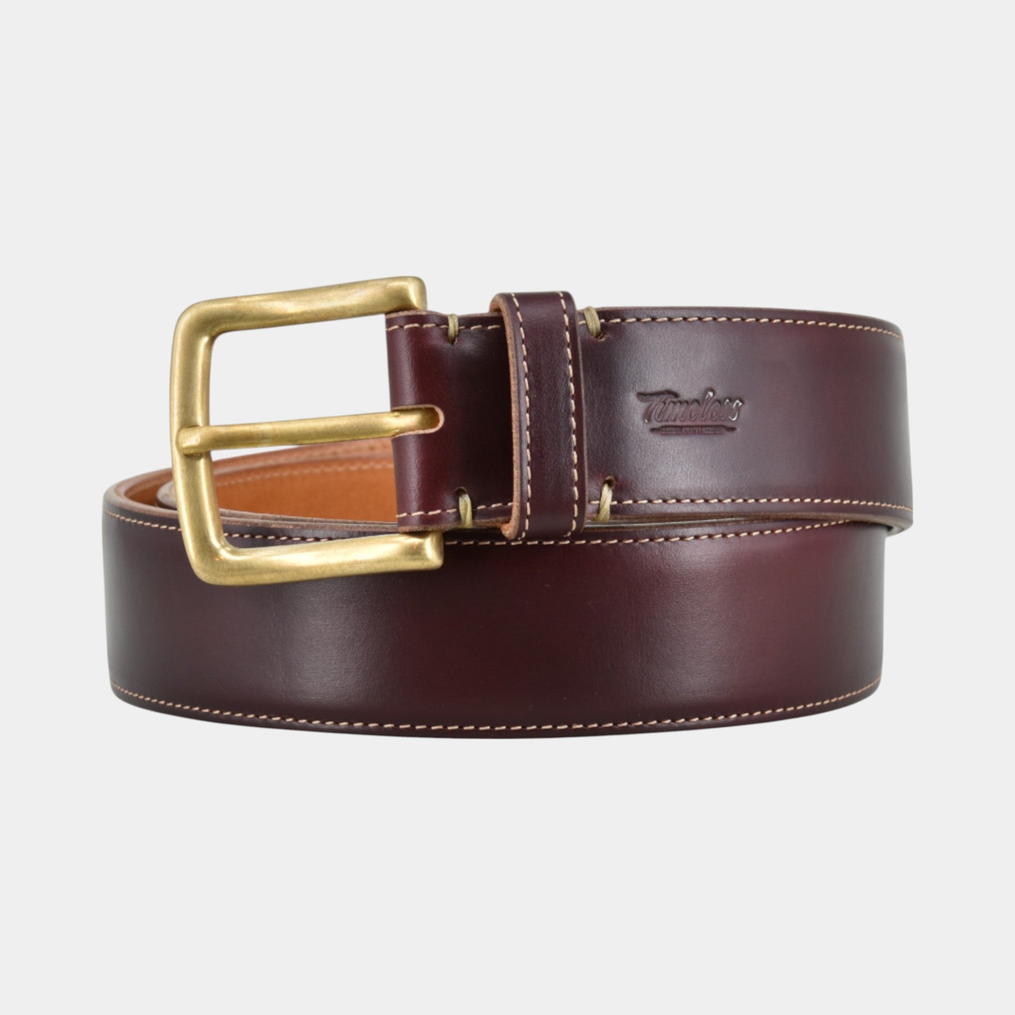 Ledergrtel Horween Chromexcel in der Farbe oxbloos