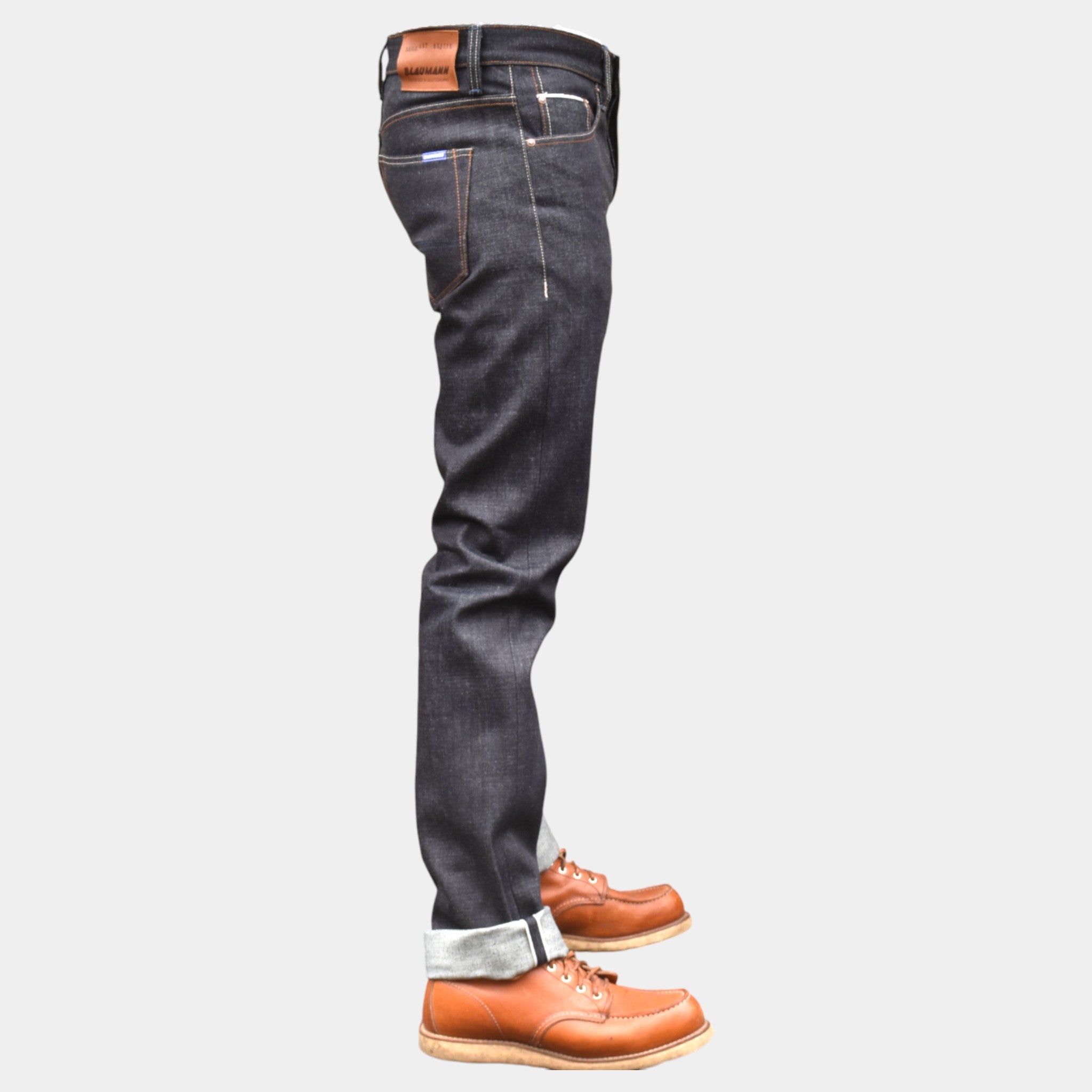 schmaler Blaumann 15 oz herestellt von Blaumann Jeanshosen