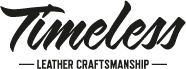 Timeless Leather Logo schwarz
