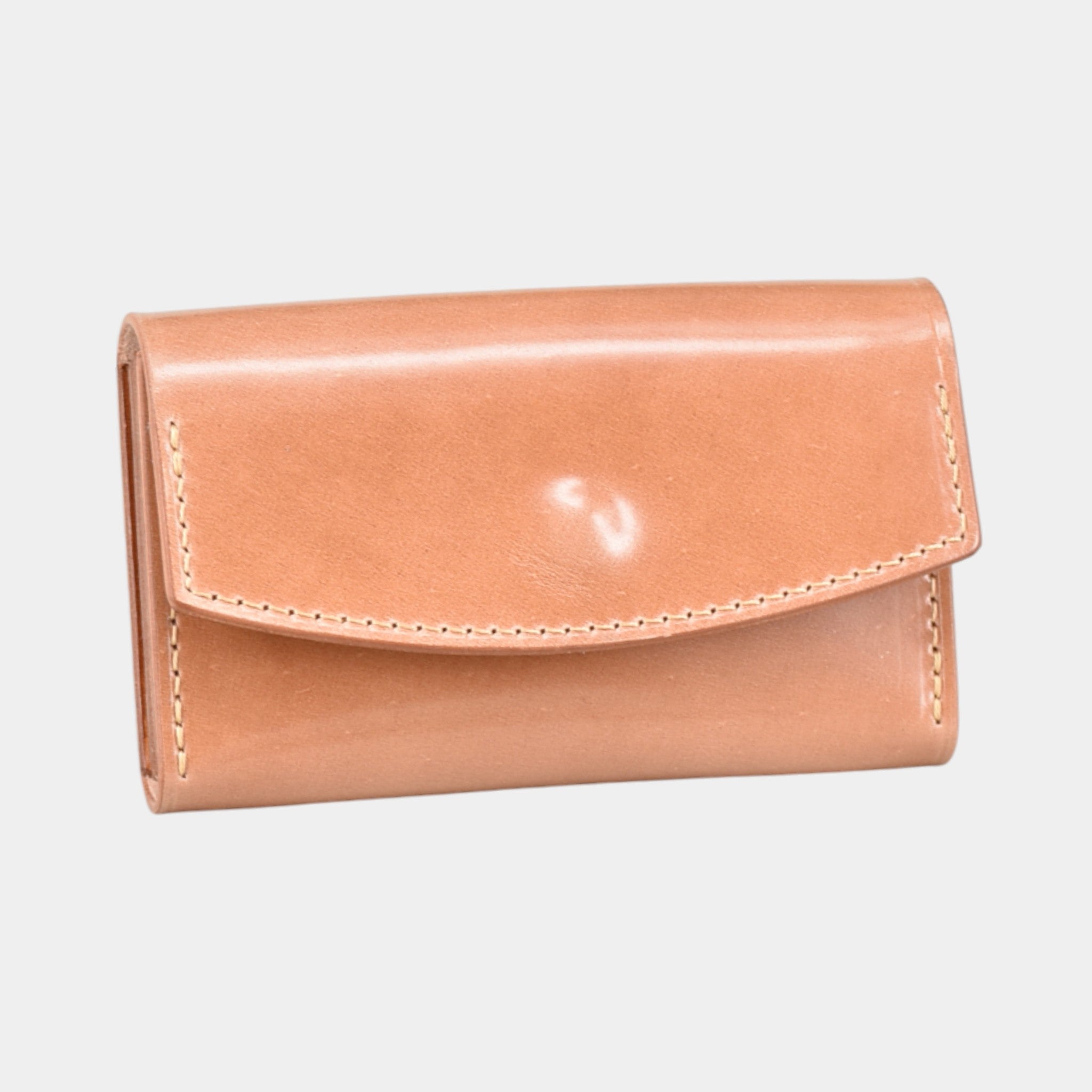 Shell Cordovan Cardholder in der farbe natur